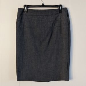 Women's Pencil Skirt - Charcoal Grey